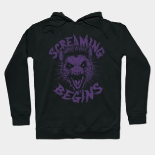 Screaming Begins - Possum 90s Inspired Hoodie